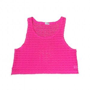 Victoria's Secret Pink Crochet Crop Top SZ S